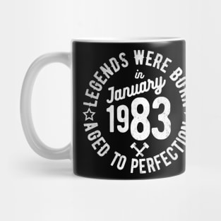 Legends Were Born in January 1983 Mug